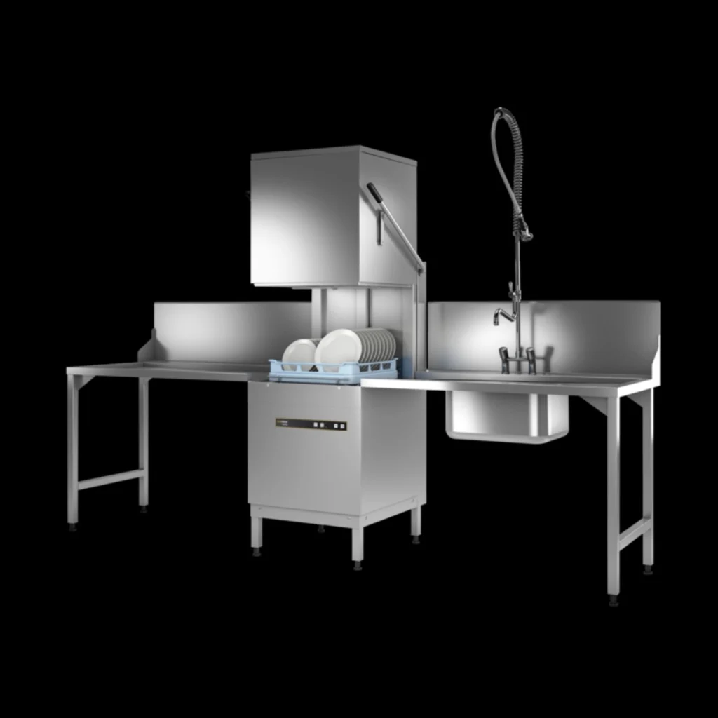 Hobart ECO-H604-32B Ecomax Hood-type Dishwasher